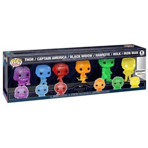 Funko POP! ARTIST SERIES: Marvel-Infinity Saga - AVENGERS - Amazon Exclusive 6 PACK