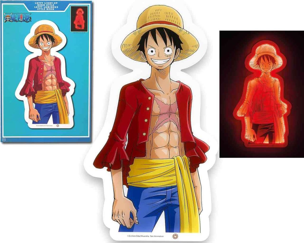One Piece LED Wall Lamp Light Ruffy 40 cm