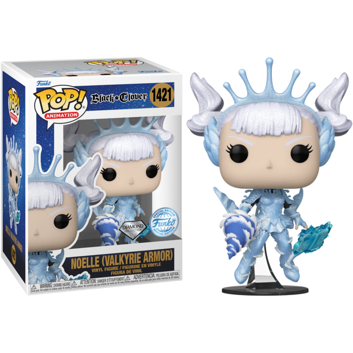 Φιγούρες Funko Pop! Animation: Black Clover – Noelle-Valkyrie Armor-Diamond Glitter Special Edition #1421