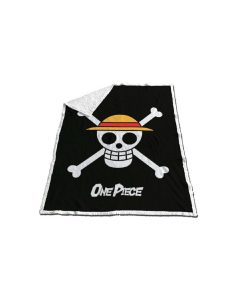 One Piece Coralina Sherpa Skull Blanket 120 x 150 cm Toei Animation