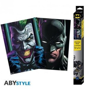 Αυθεντικές Αφίσες DC Comics - Batman & Joker Chibi 2-Pack Posters (52x38cm)