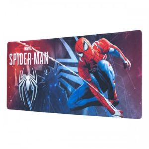 Υφασμάτινο mousepad Spiderman Gameverse, διαστάσεων 800 x 350 x 4 mm, υψηλής πυκνότητας, με ενισχυμένες άκρες και αντιολισθητική βάση από καουτσούκ. Αδιάβροχο και ακριβές με κάθε τύπο ποντικιού.