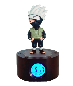 Naruto Shippuden Alarm Clock with Light Kakashi 18 cm