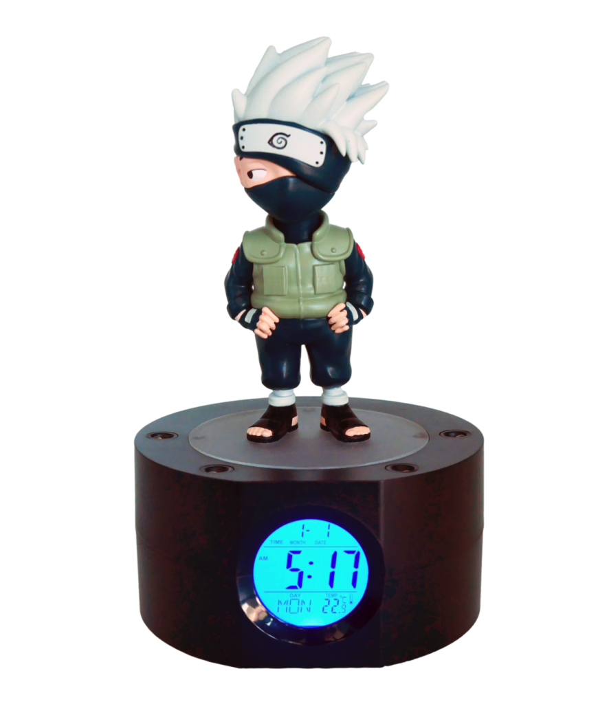 Naruto Shippuden Alarm Clock with Light Kakashi 18 cm