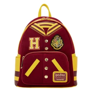 Loungefly Harry Potter Hogwarts Crest Varsity Jacket Backpack 26cm