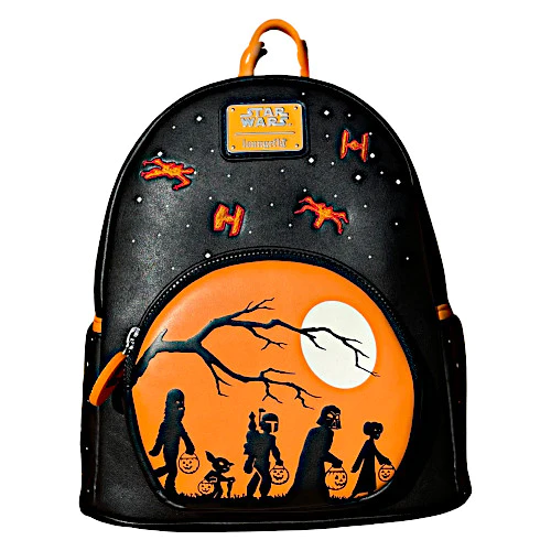 Loungefly Star Wars Group Trick or Treat Mini Backpack