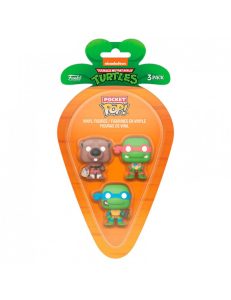 Φιγούρες Funko Pop! Funko Carrot Pocket Pop! Teenage Mutant Ninja Turtles(Splinter, Leonardo, Raphael) 3-Pack Blister