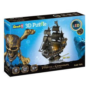 Puzzle 3D 270 Pieces - Black Pearl (Led Edition)
