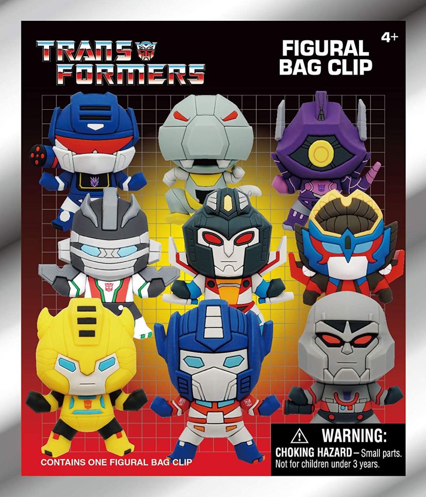 Transformers 3D Foam Bag Clip in Blind Bag Mystery Box