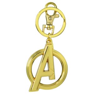 Marvel Metal Keychain Avengers Golden - official Marvel license