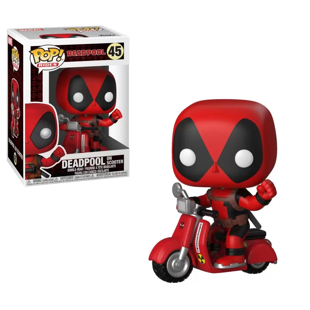 Φιγούρα Funko POP!Rides-Marvel:l Deadpool- Deadpool on Scooter #48