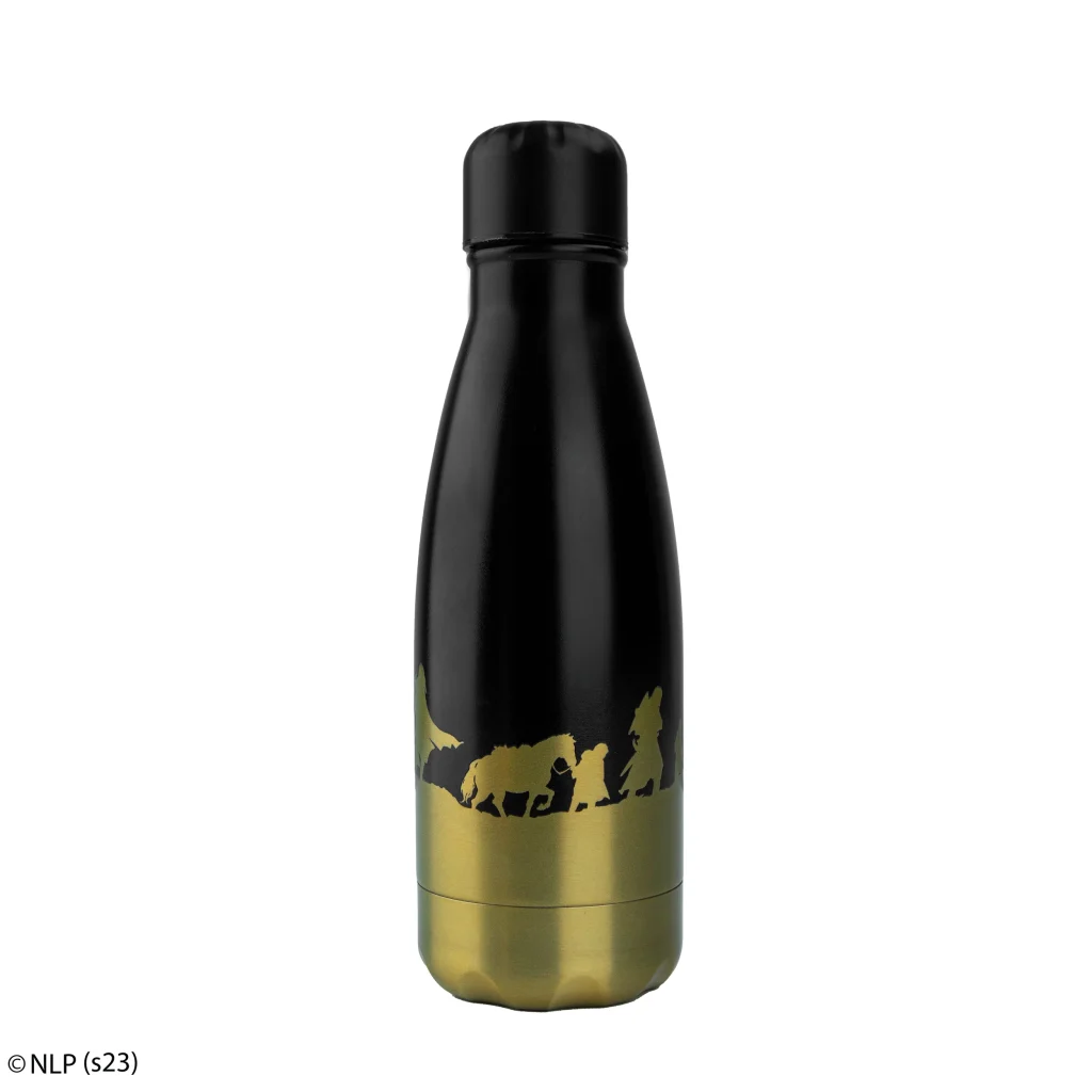 Lord of the Rings Bottle Fellowship of the Ring Gold Thermo Water Cinereplicas