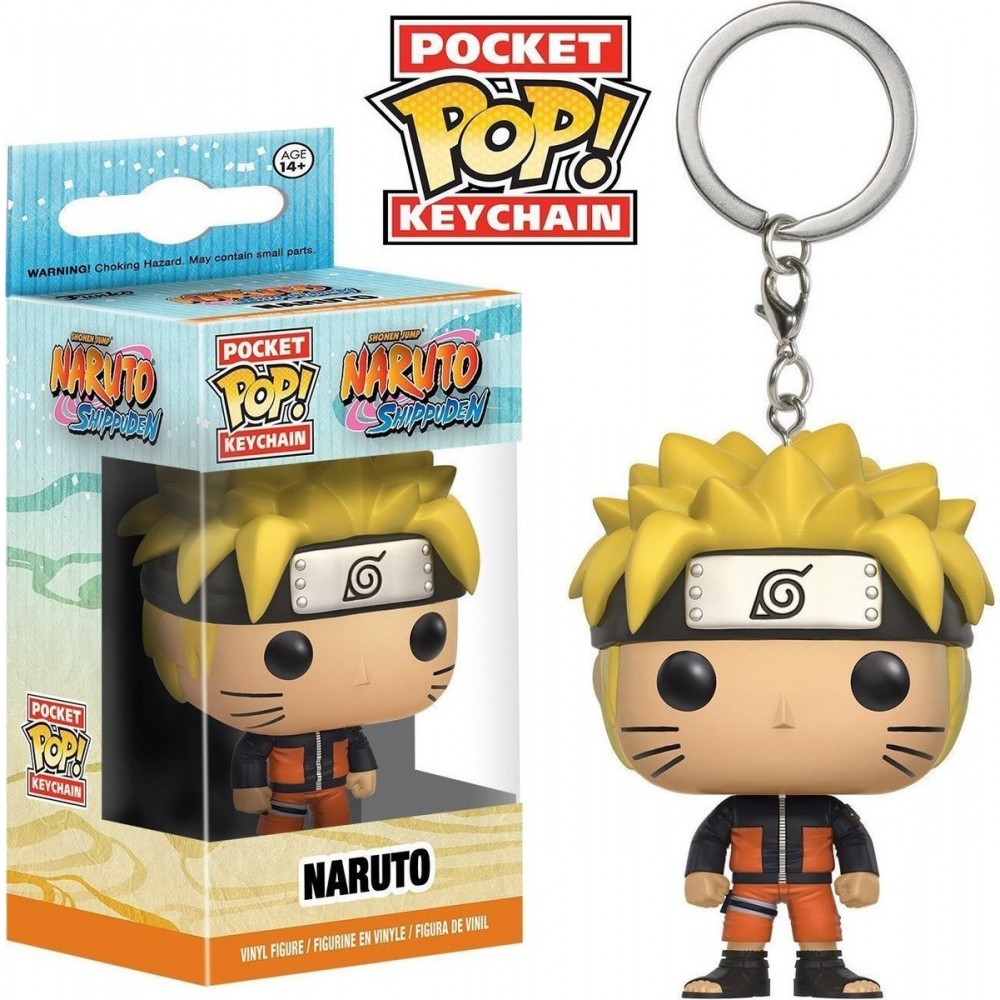 Funko Pocket Pop!: Naruto Shippuden – Naruto Vinyl Figure Keychain