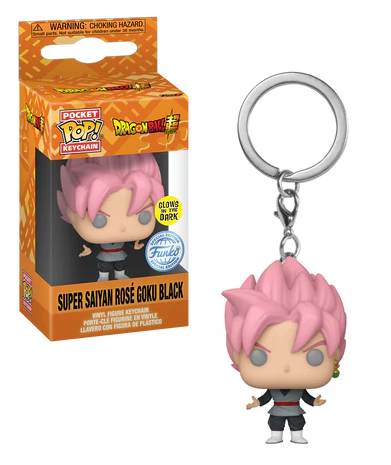 Funko Pocket POP! Μπρελόκ:Dragon Ball Super – Goku Black ( Super Sayan Rose) (GITD)