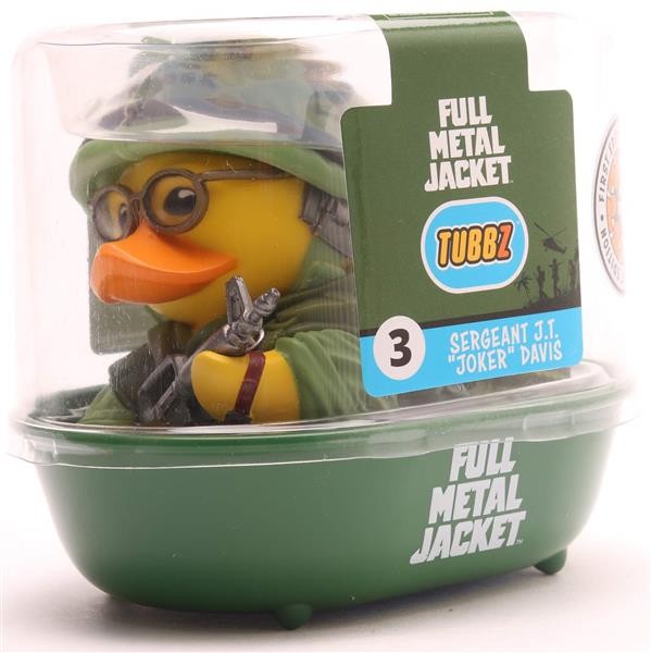 Tubbz Full Metal Jacket First Edition - Sgt J.T. Joker Davis Bath Duck Figure (10cm)