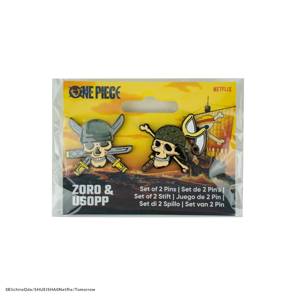 Netflix's One Piece (2023) - Set of 2 Zoro & Usopp Pins