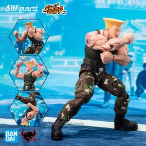Bandai S.H.Figuarts Street Fighter 6: Guile Outfit 2 Action Figure Set