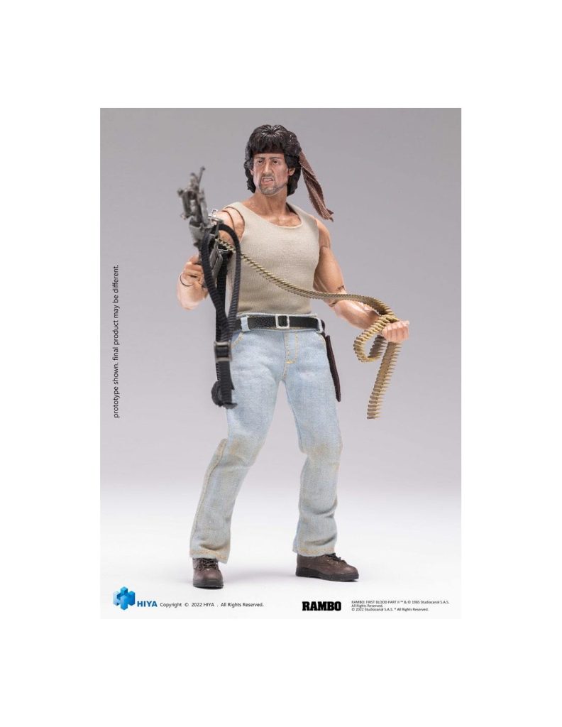 Hiya Toys:First Blood Exquisite Super Actionfigur 1/12 John Rambo 16 cm