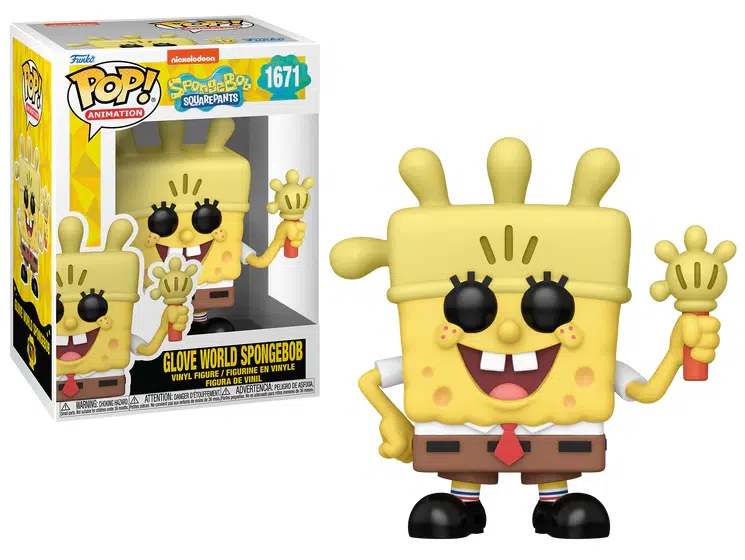 Funko POP! Animation: Spongebob Squarepants – Glove World Spongebob #1671