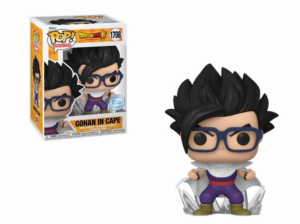 Φιγούρα Funko POP! Animation:Dragon Ball Super Super Hero – Gohan in Cape-Special Edition #1708