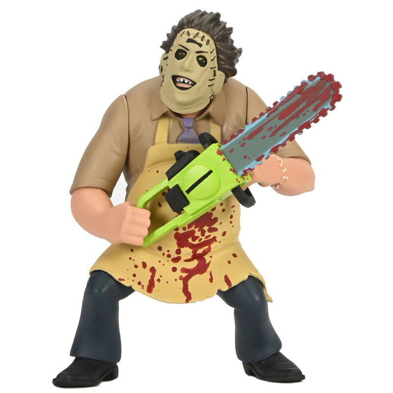 Neca Action Figure: Chainsaw Man Massacre 50th Anniversary Toony Terrors Leatherface Bloody Texas 15cm