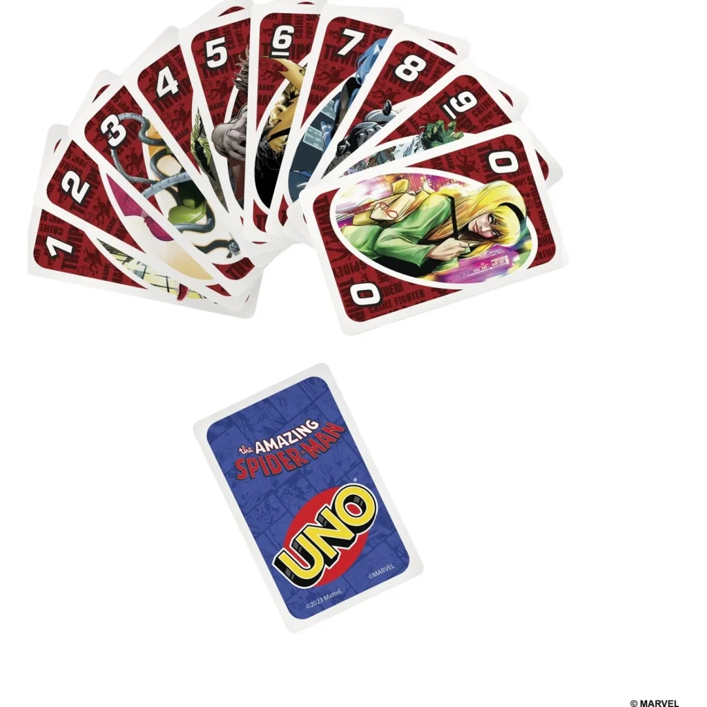 The Amazing Spider-Man Card Game UNO