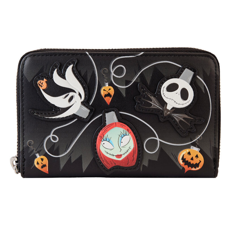 Loungefly Disney Nightmare Before Christmas Tree String Lights Glow wallet