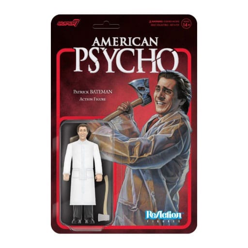 Super7 American Psycho (2000) ReAction Action Figure Wave 01 Patrick Bateman (Raincoat) 10 cm