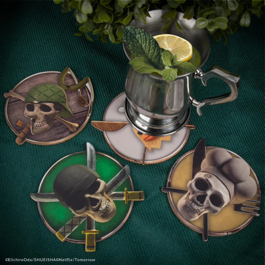 One Piece Coaster 4-Pack Characters #2