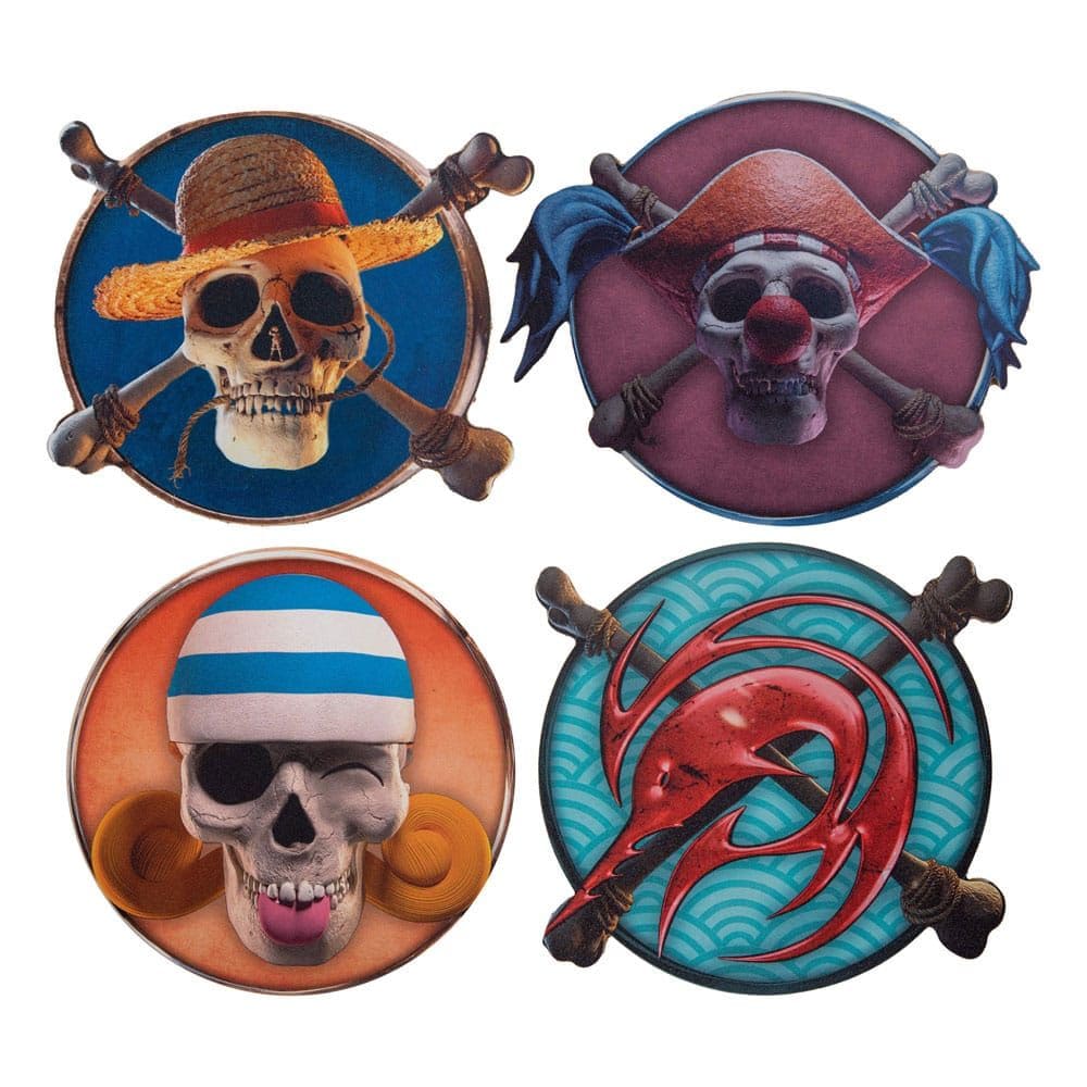 One Piece - Coaster 4-Pack Characters