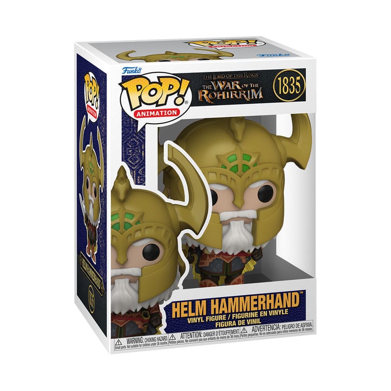 Funko Pop! Movies: The Lord of the Rings The War of the Rohirrim – Helm Hammerhand #1835 Vinyl Figure