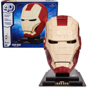 Marvel The Infinity Saga 4D Build - Iron Man Helmet 3D Puzzle Model Kit