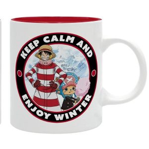 One Piece - Keep Calm and Enjoy Winter Κεραμική Κούπα (320ml)