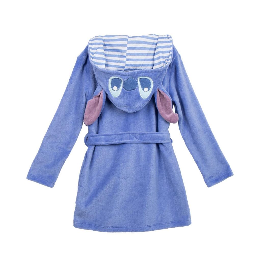 Disney Stitch Coral Fleece Bathrobe (6-12 ετών)