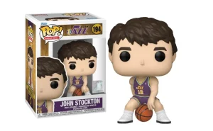 Funko Pop! NBA Basketball: Rookie Season - John Stockton Utah Jazz Pop! Vinyl Figure