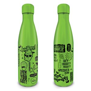 Rick and Morty Drink Bottle Quotes 500ml