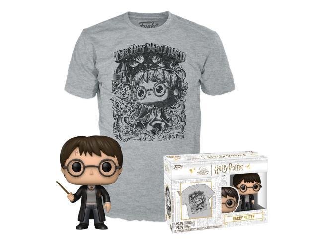 Συλλεκτικό Funko Box: Harry Potter - Harry Potter (Flocked) POP! με T-Shirt