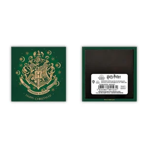 Harry Potter Magnet 8x8cm X-MAS Hogwarts Green