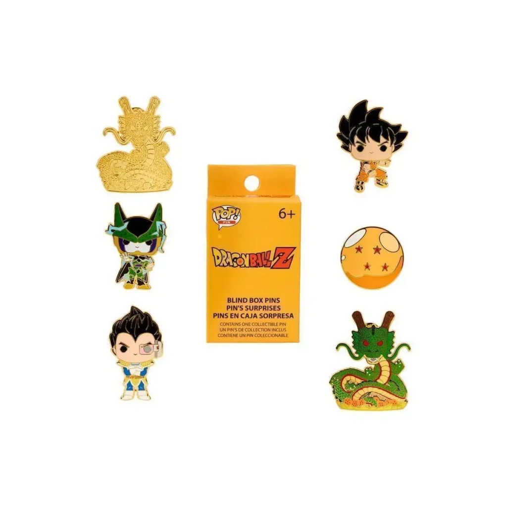 Funko LOUNGEFLY Pin: Dragon Ball Z – Blind Character Mystery Box Pin