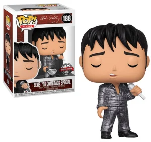 Φιγούρα Funko POP! Rocks - Elvis Presley 68' Comeback - Diamond Collection-Special Edition #188