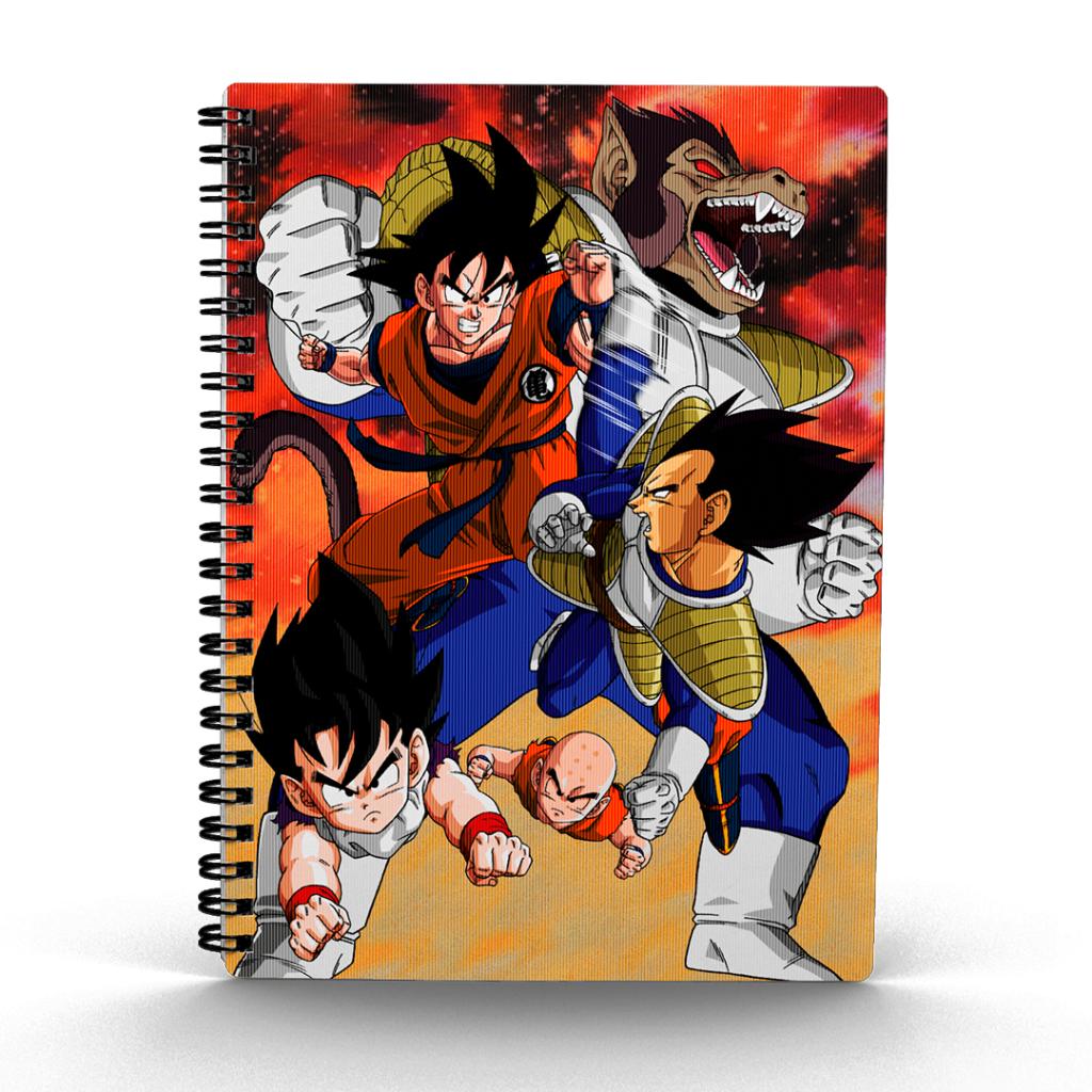 Dragon bsll Z - Red - 3D Lenticular Effect Notebook