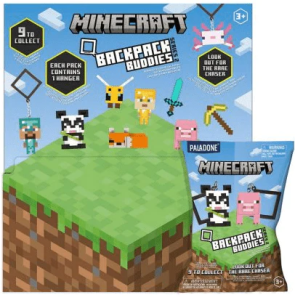 Paladone:Minecraft - Backpack Buddies S2 Bag Clip Μπρελόκ (Τυχαίο Περιεχόμενο)