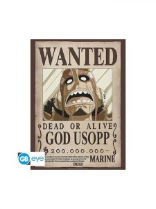 Αφίσα One Piece - Wanted God Usopp (52x38cm)