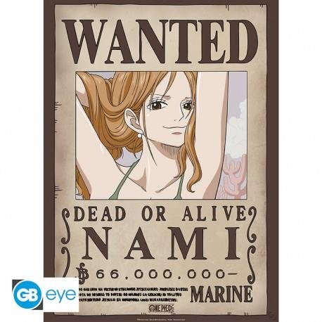 One Piece - Wanted Nami Αυθεντική Αφίσα (52x38cm)