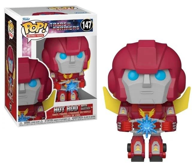 Φιγούρα Funko POP! Retro Toys: Transformers - Hot Rod with Matrix #147