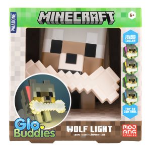 Paladone: MINECRAFT - Wolf - GloBuddies Light