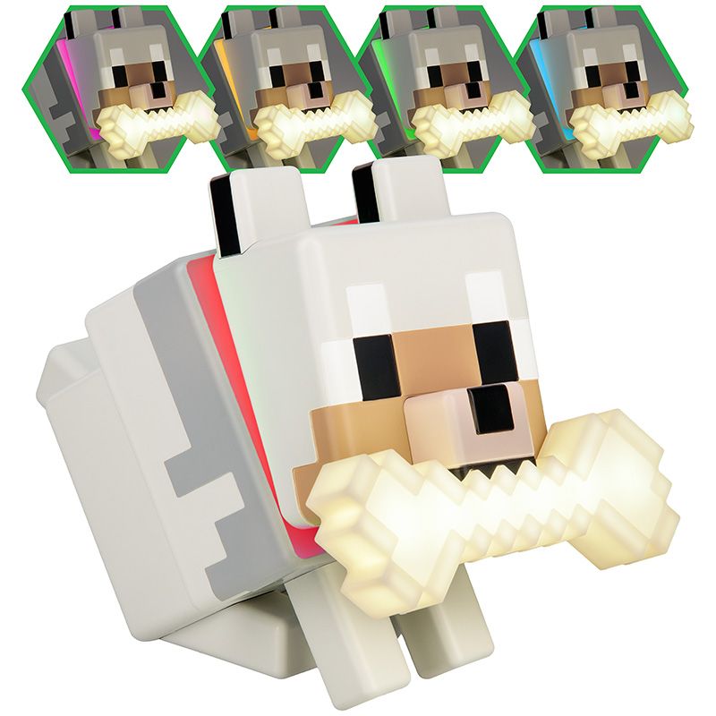 Paladone: MINECRAFT - Wolf - GloBuddies Light