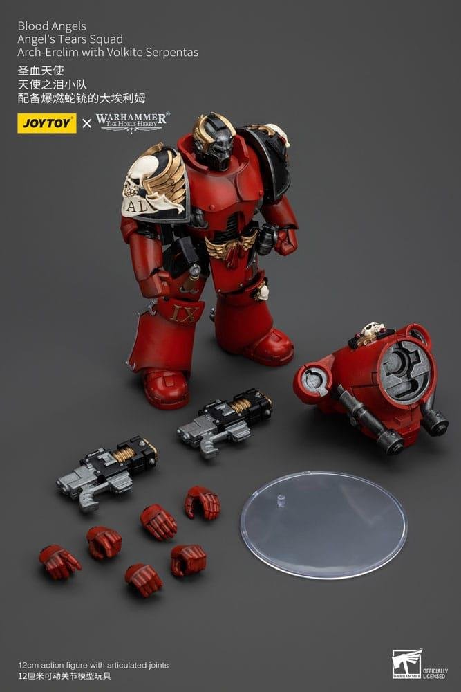 Warhammer The Horus Heresy - Blood Angels Angel's Tears Squad Arch-Erelim with Volkite Serpentas 1/18 (12cm)