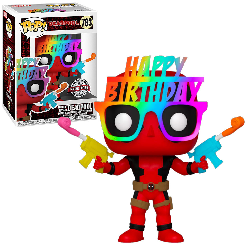Φιγούρα Funko POP! Marvel - Deadpool-with Birthday Glasses Special Edition #783