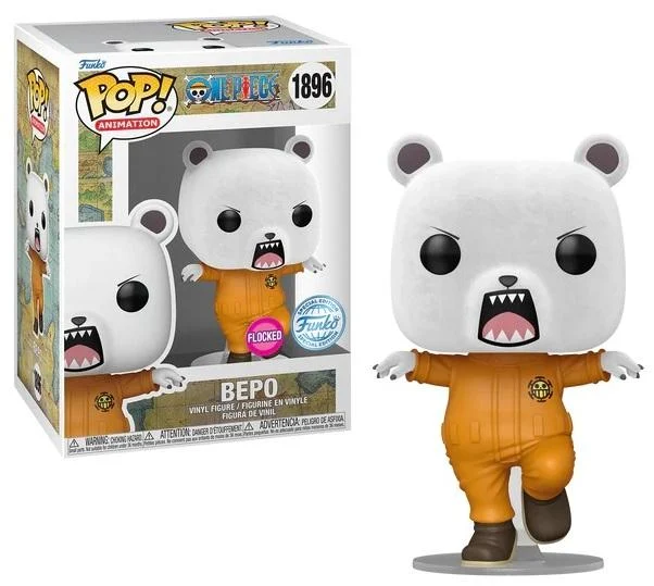 Φιγούρα Funko POP! PLUS Animation: One Piece - Bepo (Flocked) - Special Edition #1896